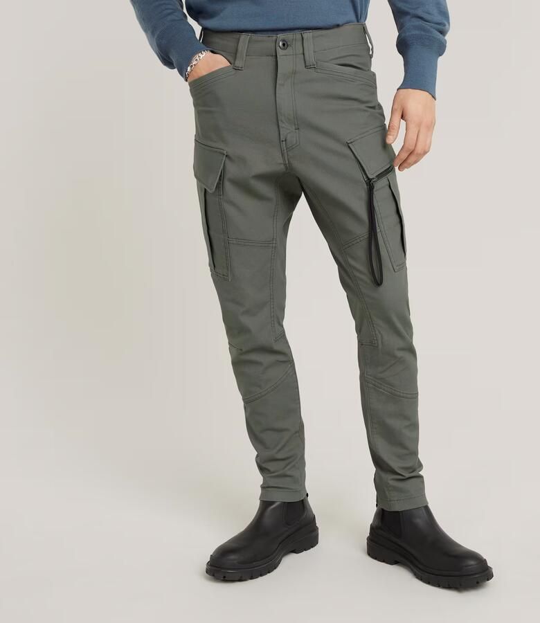 G-Star RAW Zip Pocket 3D Skinny Cargo Broek 2.0 Grijs Heren - Foto 7