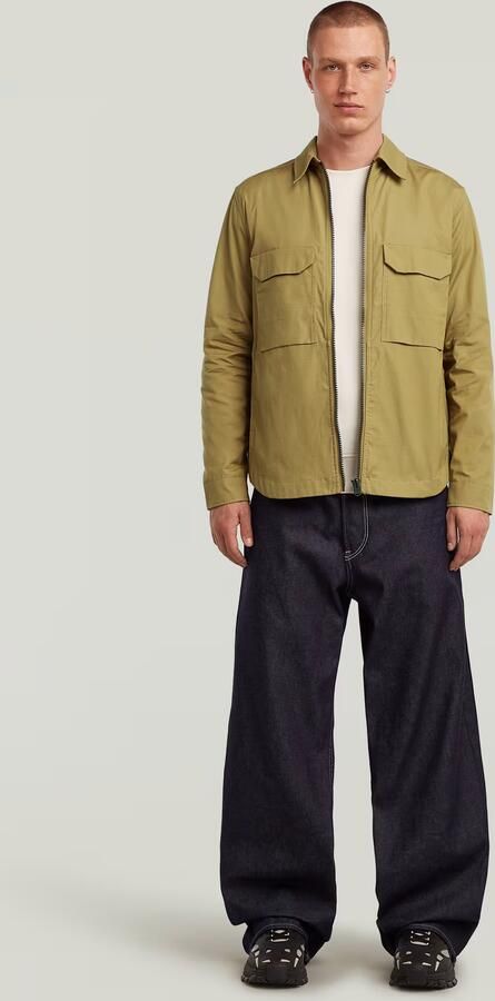 G-Star RAW Zip Regular Overshirt Groen Heren - Foto 5