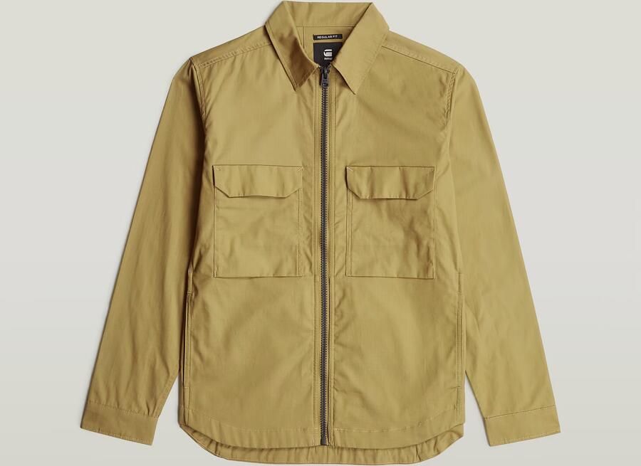 G-Star RAW Zip Regular Overshirt Groen Heren - Foto 3