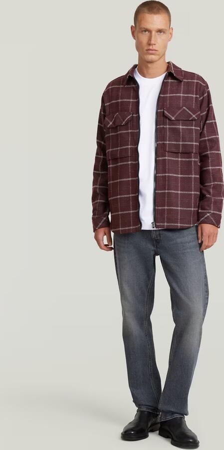 G-Star RAW Zip Regular Overshirt Meerkleurig Heren - Foto 6