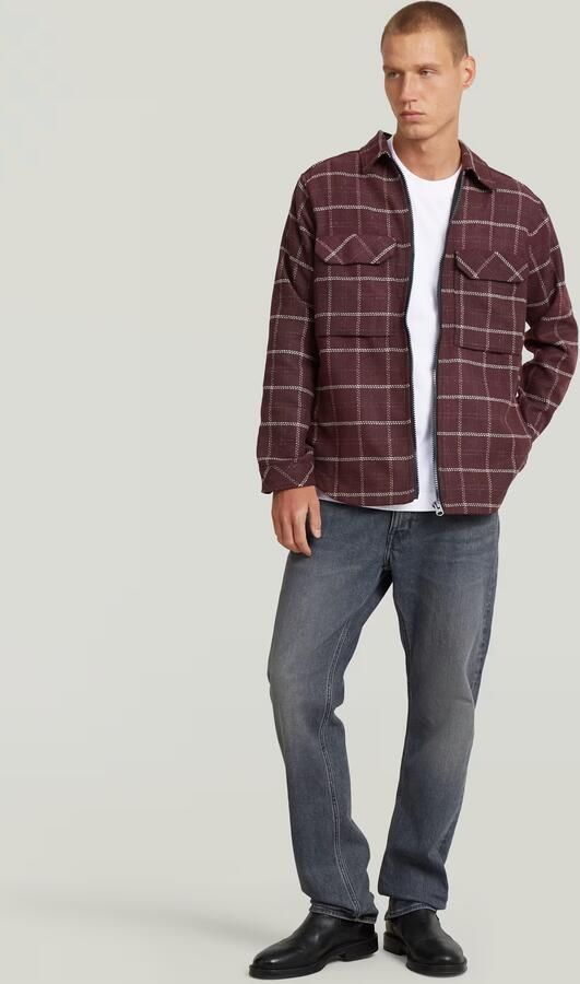 G-Star RAW Zip Regular Overshirt Meerkleurig Heren - Foto 5