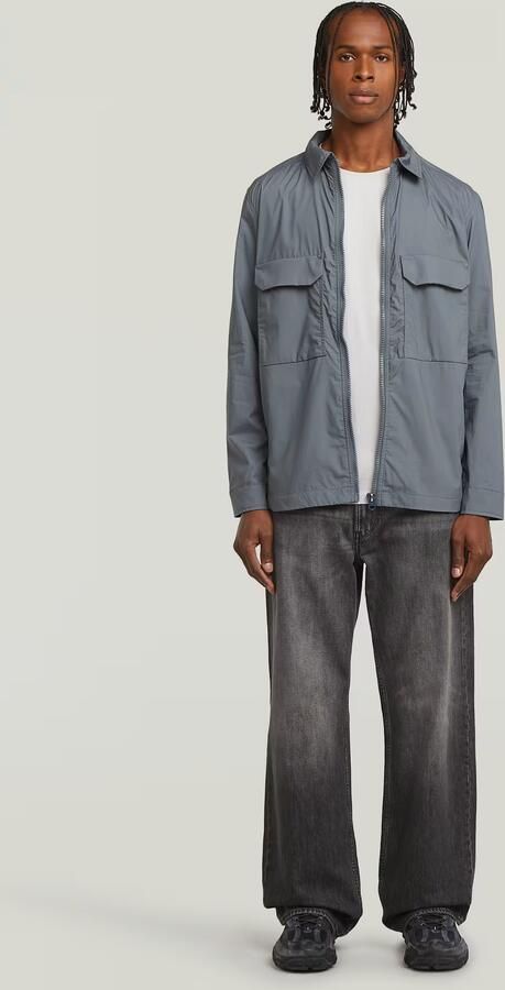 G-Star RAW Zip Regular Padded Overshirt Grijs Heren - Foto 4