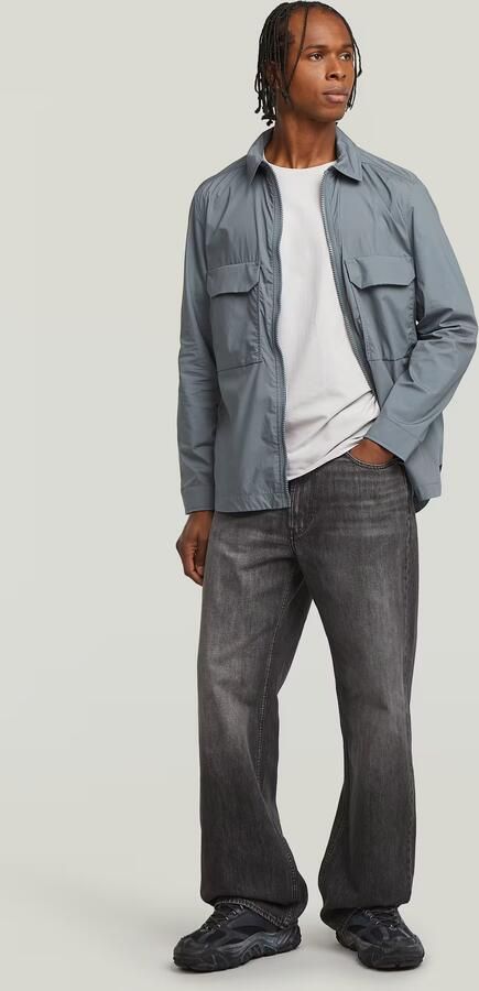 G-Star RAW Zip Regular Padded Overshirt Grijs Heren - Foto 5