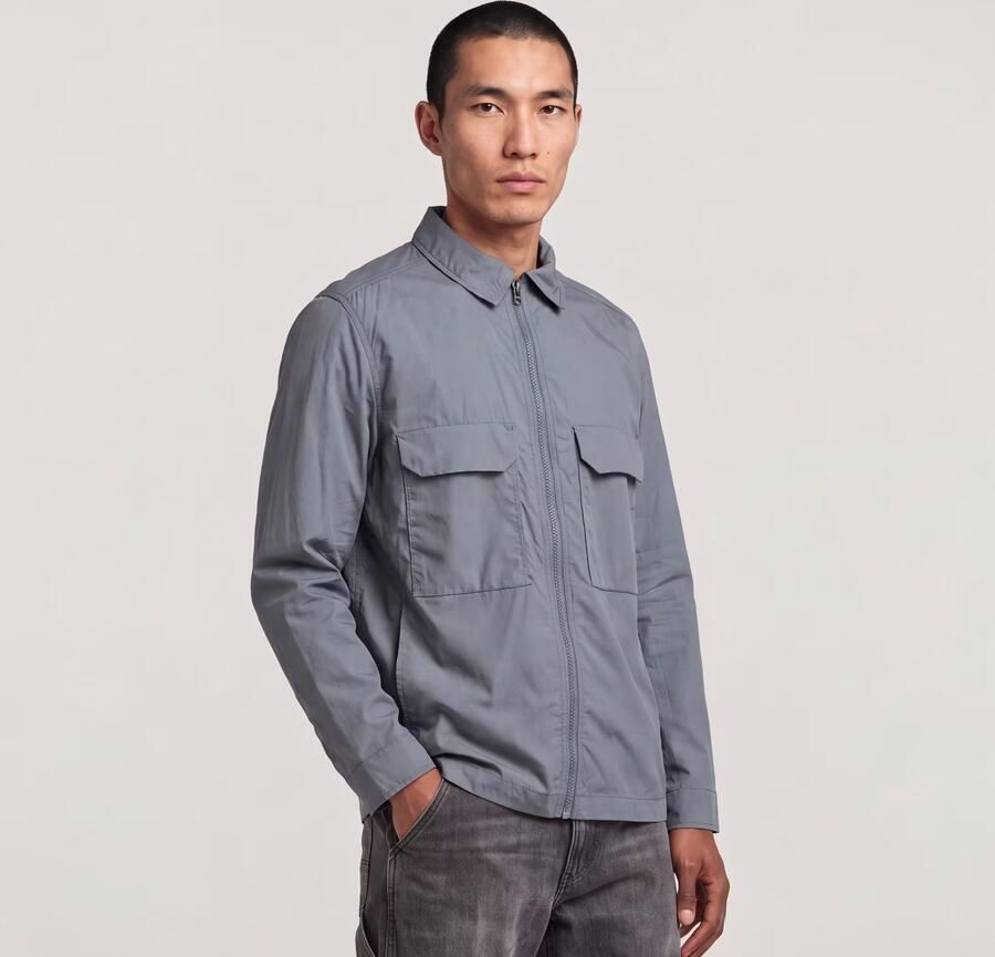 G-Star RAW Zip Regular Padded Overshirt Grijs Heren - Foto 3