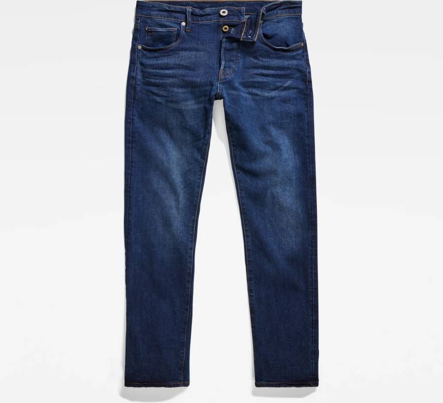 G-Star RAW 3301 Regular Straight Jeans Donkerblauw Heren