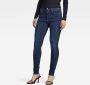 G-Star RAW 3301 Skinny Jeans Donkerblauw Dames - Thumbnail 1