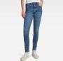 G-Star RAW 3301 Skinny Jeans Midden blauw Dames - Thumbnail 1