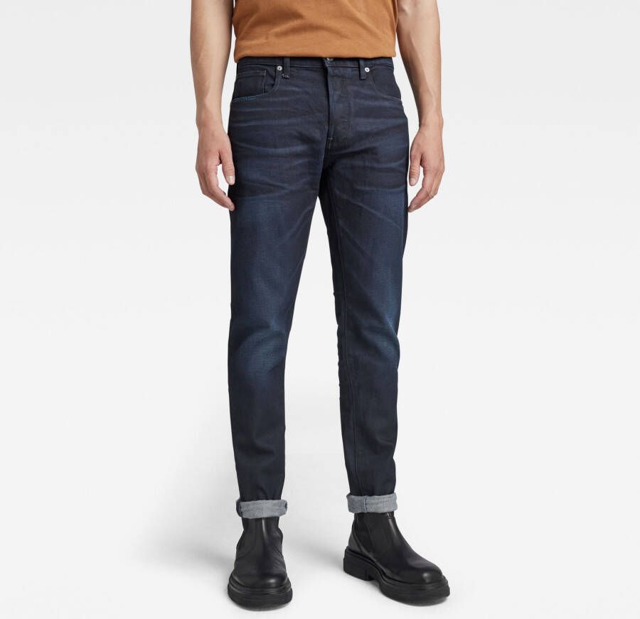 G-Star RAW 3301 Slim Jeans Donkerblauw Heren