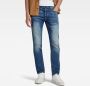 G-Star 3301 Slim Jeans Schoonste Stijl in Denim Assortiment Blauw Heren - Thumbnail 5