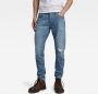 G-Star RAW 3301 Slim Jeans Midden blauw Heren - Thumbnail 2