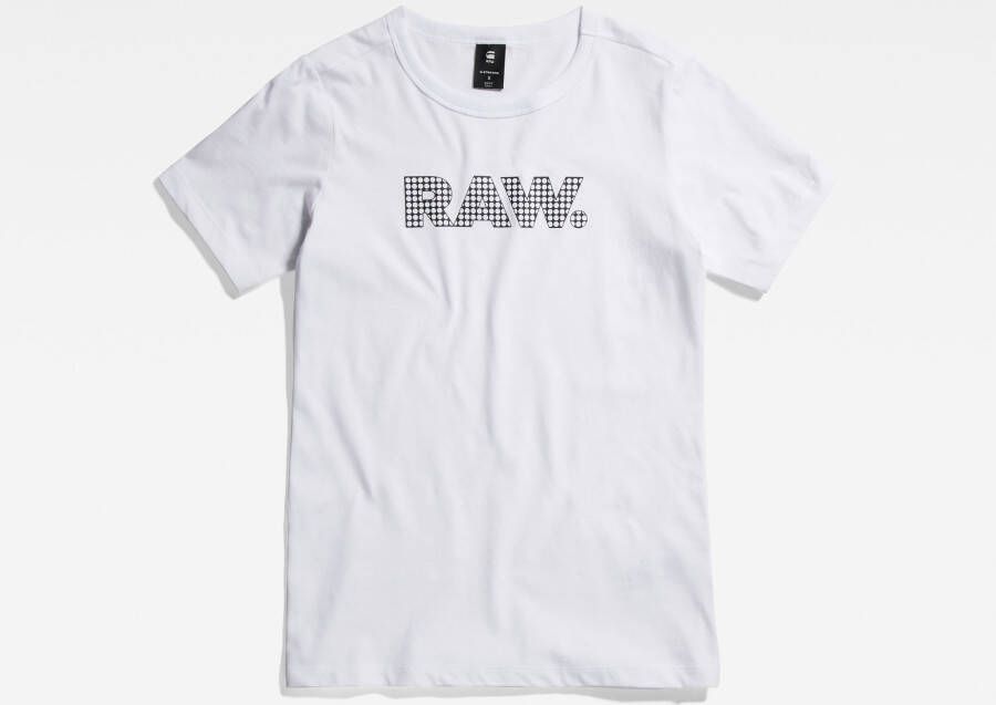 G-Star RAW Anglaise Graphic RAW Top Wit Dames