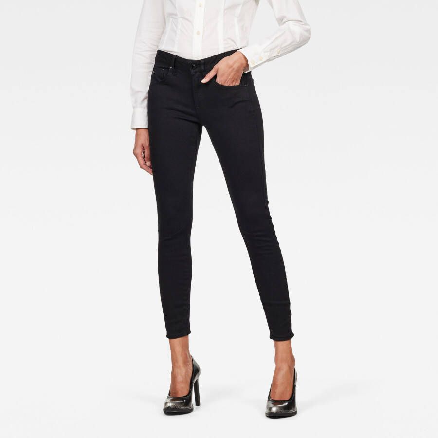 G-Star RAW Skinny fit jeans Arc 3D Mid Skinny met coole knienaden - Foto 5