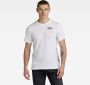 G-Star RAW Back Graphic Slim T-Shirt Wit Heren - Thumbnail 1