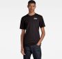 G-Star RAW Back Graphic Slim T-Shirt Zwart Heren - Thumbnail 1