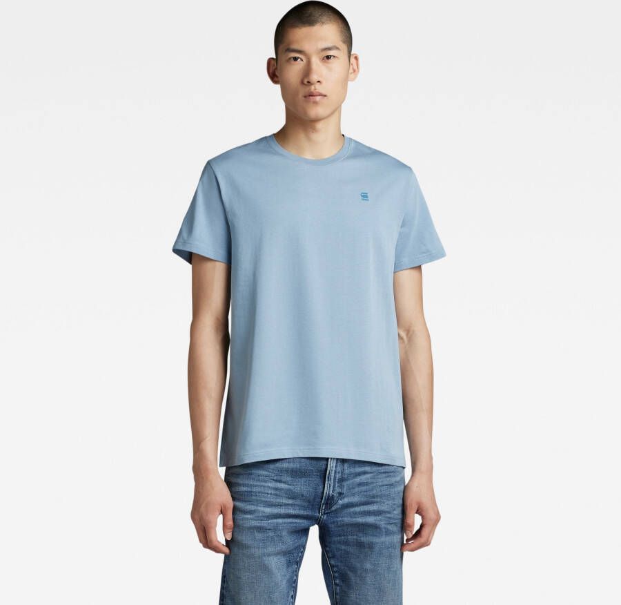 G-Star RAW Base-S T-Shirt Lichtblauw Heren