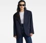 G-Star RAW Big Boyfriend Oversized Blazer Donkerblauw Dames - Thumbnail 1