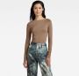 G-Star Raw T-shirt D22754 D266 BOAT SLIM-B743 DEEP VALNUT - Thumbnail 1