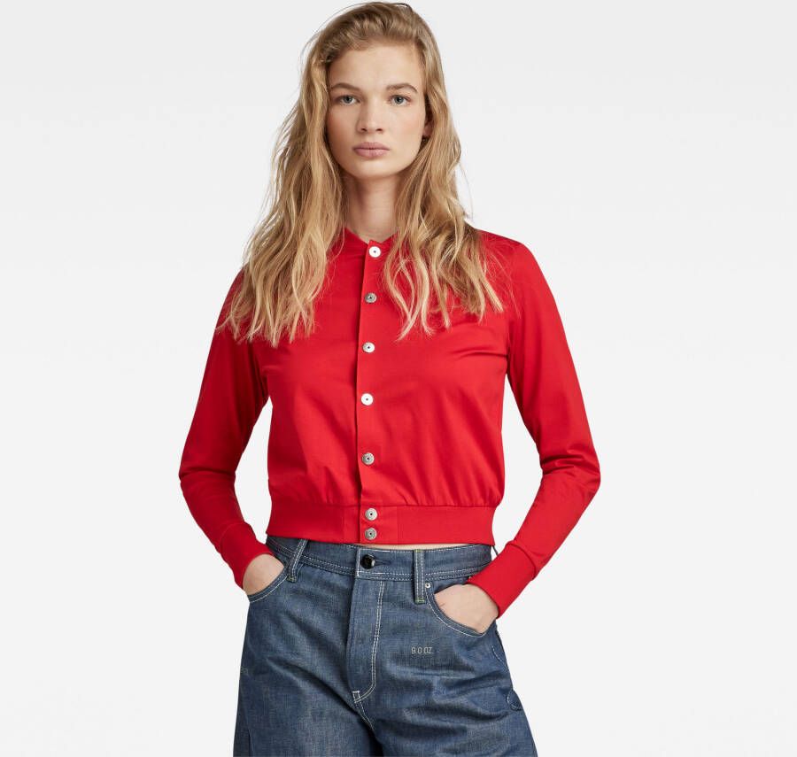 G-Star RAW Bomber Top Rood Dames