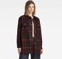 G-Star RAW Geruite blouse BF overshirt Landlake wool check r - Thumbnail 1