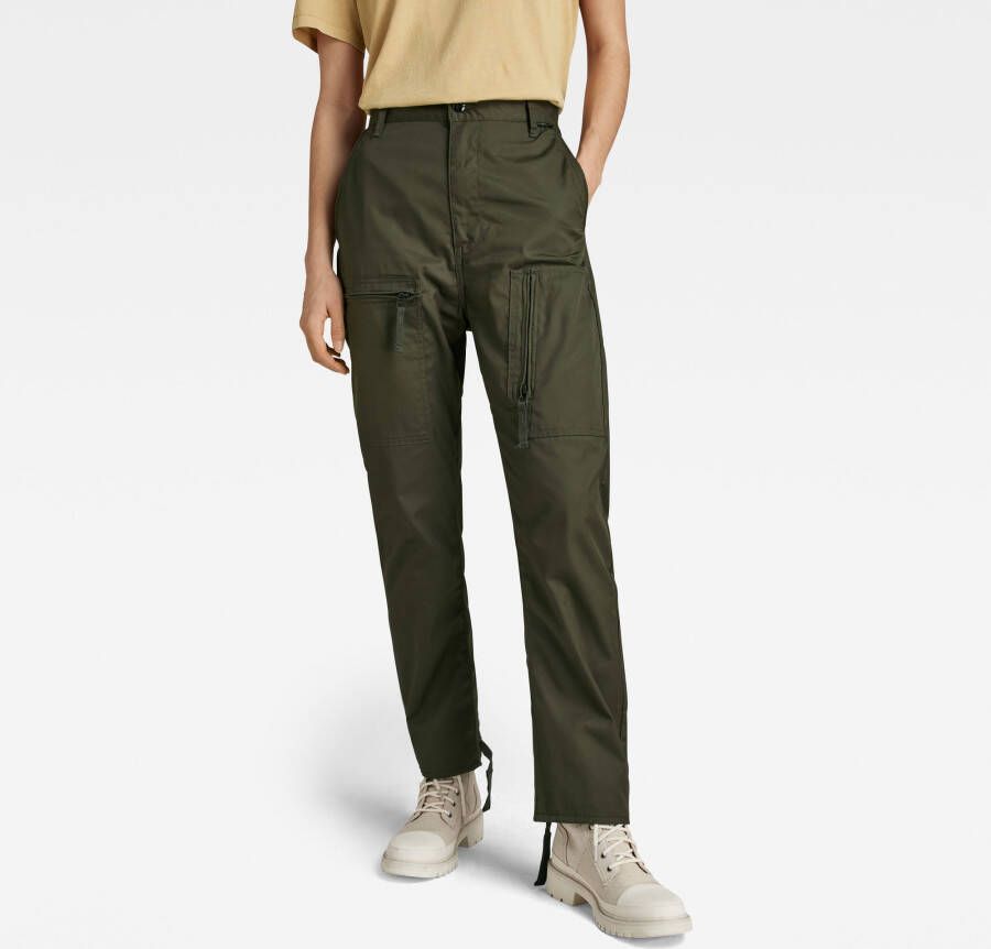 G-Star RAW Cargo Broek 3D Boyfriend Grijs Dames