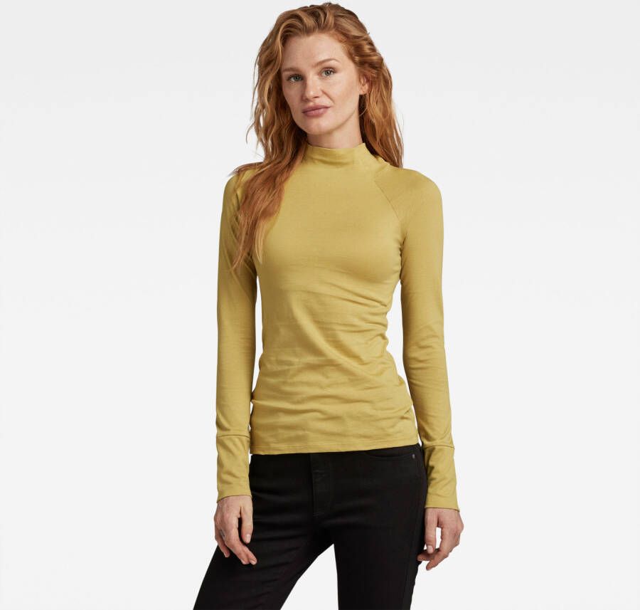 G-Star RAW Col Top Lecite Slim Geel Dames
