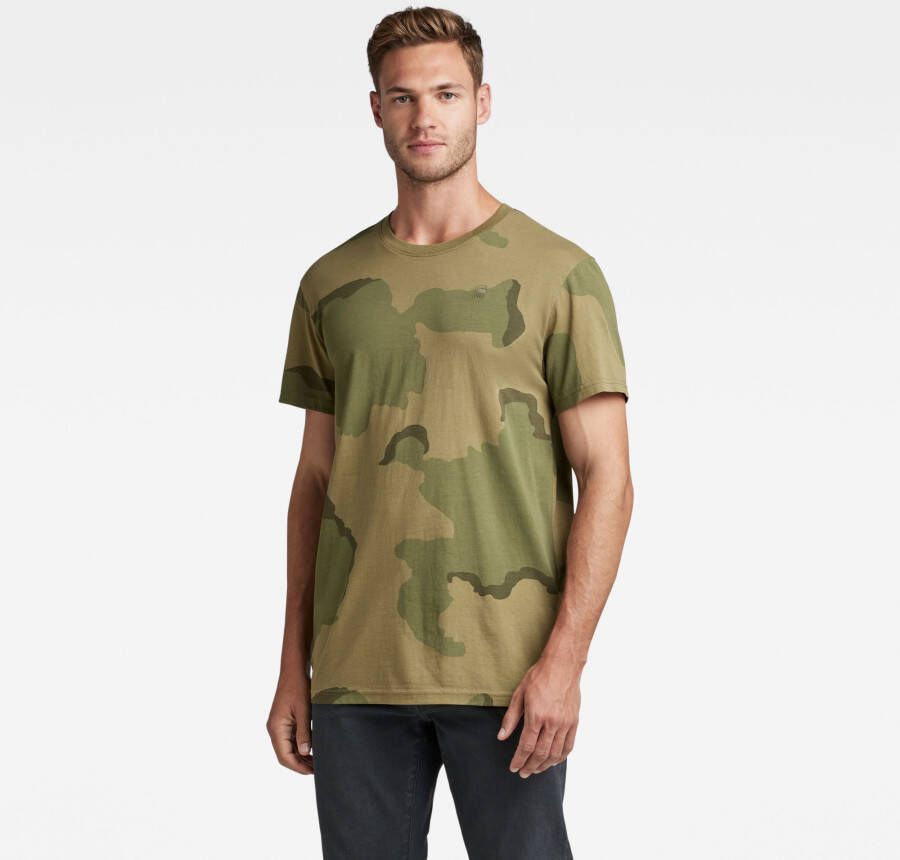 G-Star RAW Desert Camo T-Shirt Meerkleurig Heren