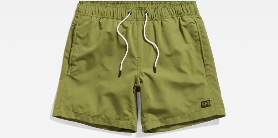 G-Star RAW Dirik Solid Zwemshort Groen Heren