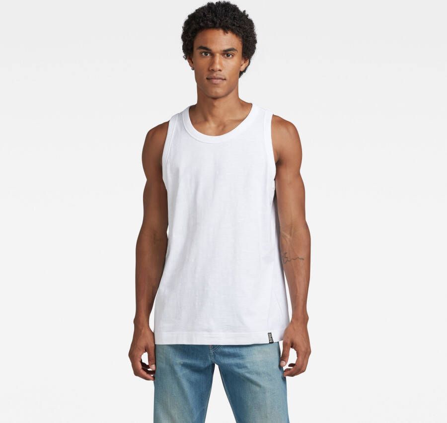 G-Star RAW Essential Loose Tanktop Wit Heren
