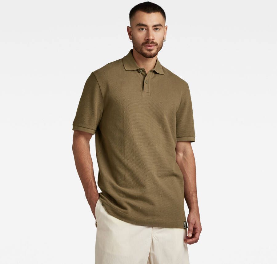G-Star RAW Essential Polo Bruin Heren
