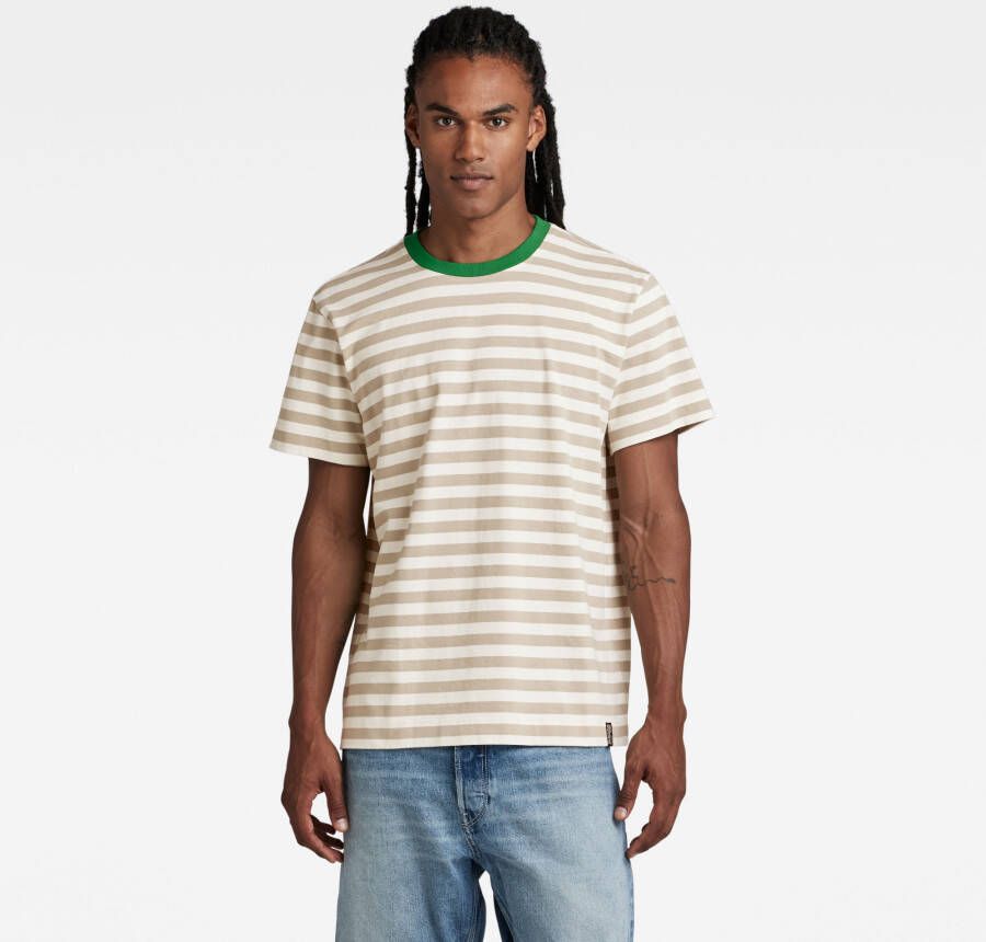 G-Star RAW Essential Stripe Loose T-Shirt Meerkleurig Heren
