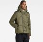 G-Star RAW Gewatteerd Jack G-Whistler Short Groen Dames - Thumbnail 1