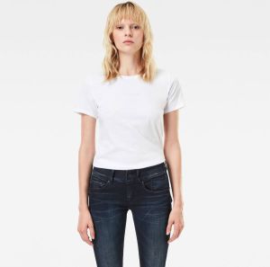G-Star RAW Graphic Core Slim T-shirt Wit Dames