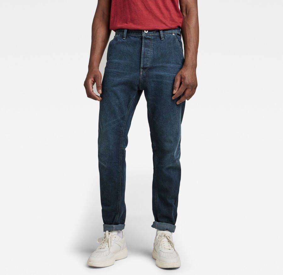 G-Star RAW Grip 3D Relaxed Tapered Jeans Donkerblauw Heren