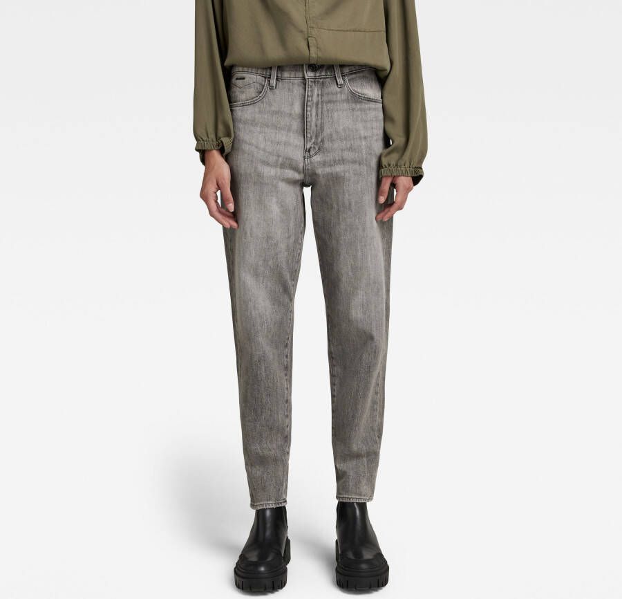 G-Star RAW Janeh Ultra High Mom Ankle Jeans Grijs Dames