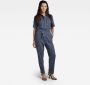 G-Star RAW Jumpsuit Army jersey s\s met elastische band en bindstrik - Thumbnail 1