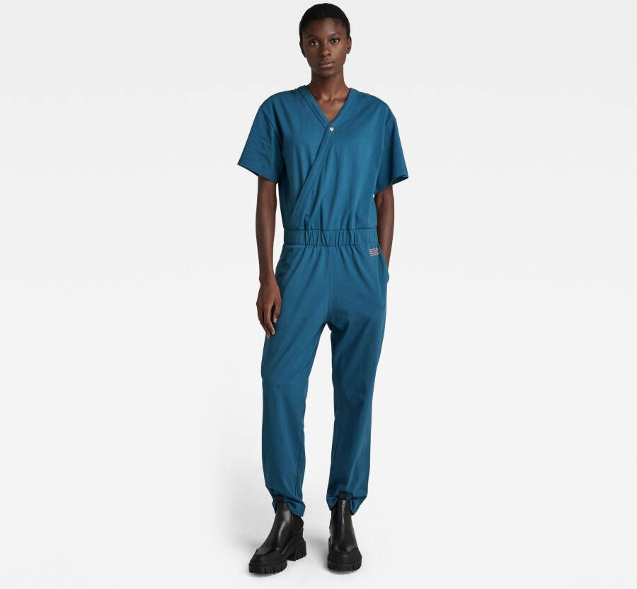 G-Star RAW Jumpsuit Bohdana Midden blauw Dames