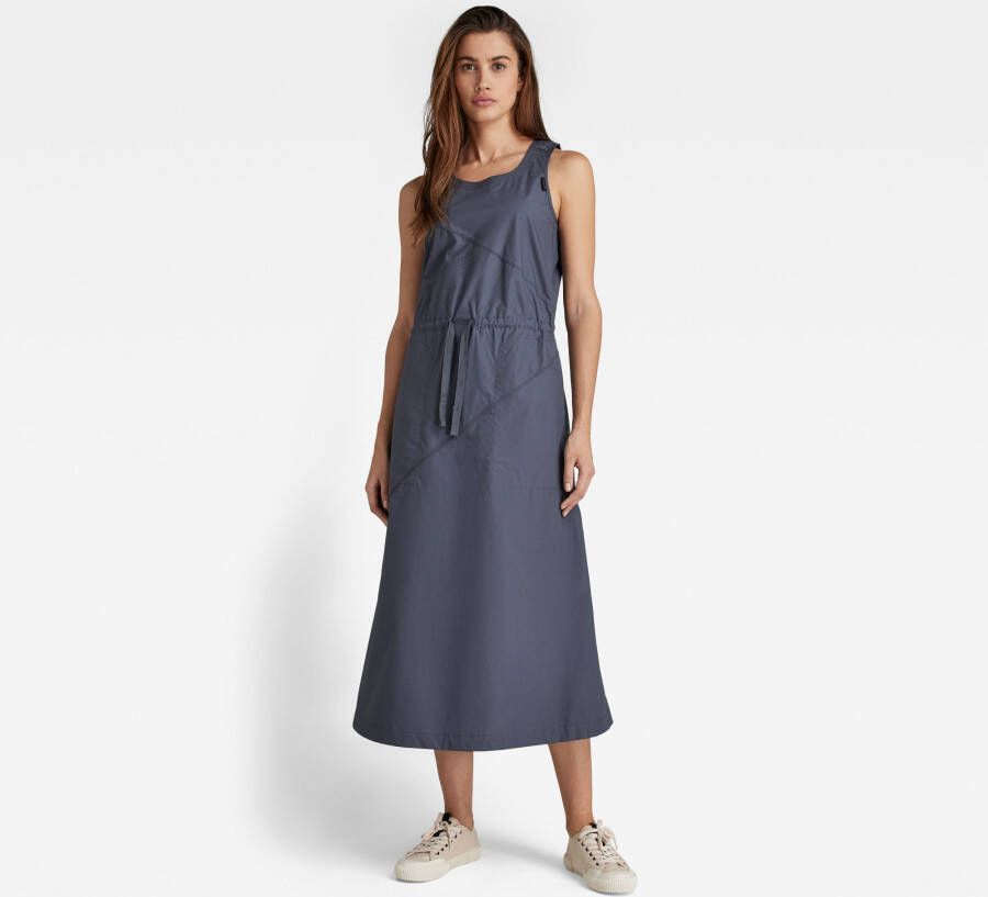 G-Star RAW Jurk Utility Midden blauw Dames