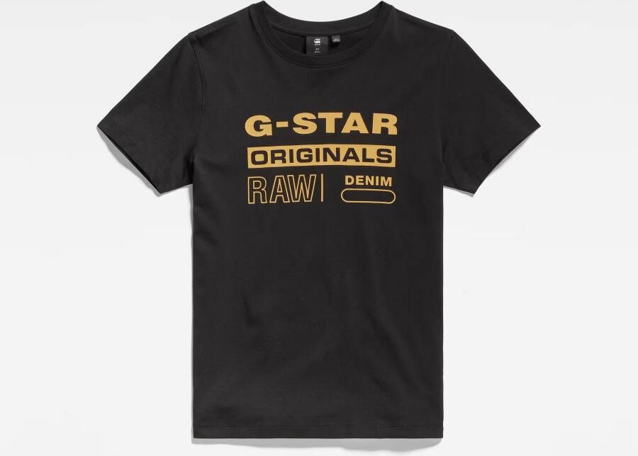 G-Star RAW Kids T-Shirt G-Star Originals Zwart jongens
