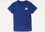 G-Star RAW Kids T-Shirt Originals Patch Midden blauw jongens - Thumbnail 1