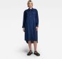 G-Star RAW Lange Western Spijkerjurk Evergreen Donkerblauw Dames - Thumbnail 1