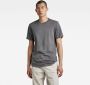 G-Star RAW Lash Back Text T-Shirt Grijs Heren - Thumbnail 1