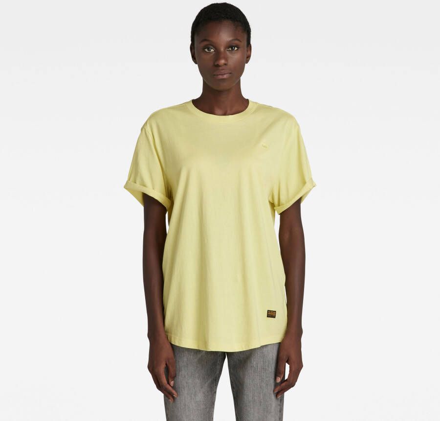 G-Star RAW T-shirt Lash fem loose r t met omslag aan de mouwen