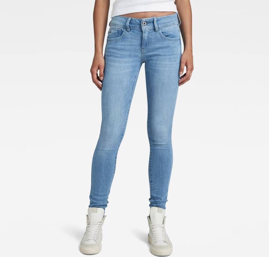 G-Star RAW Lynn Super Skinny Jeans Midden blauw Dames