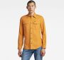 G-Star RAW Marine Slim Shirt Geel Heren - Thumbnail 2