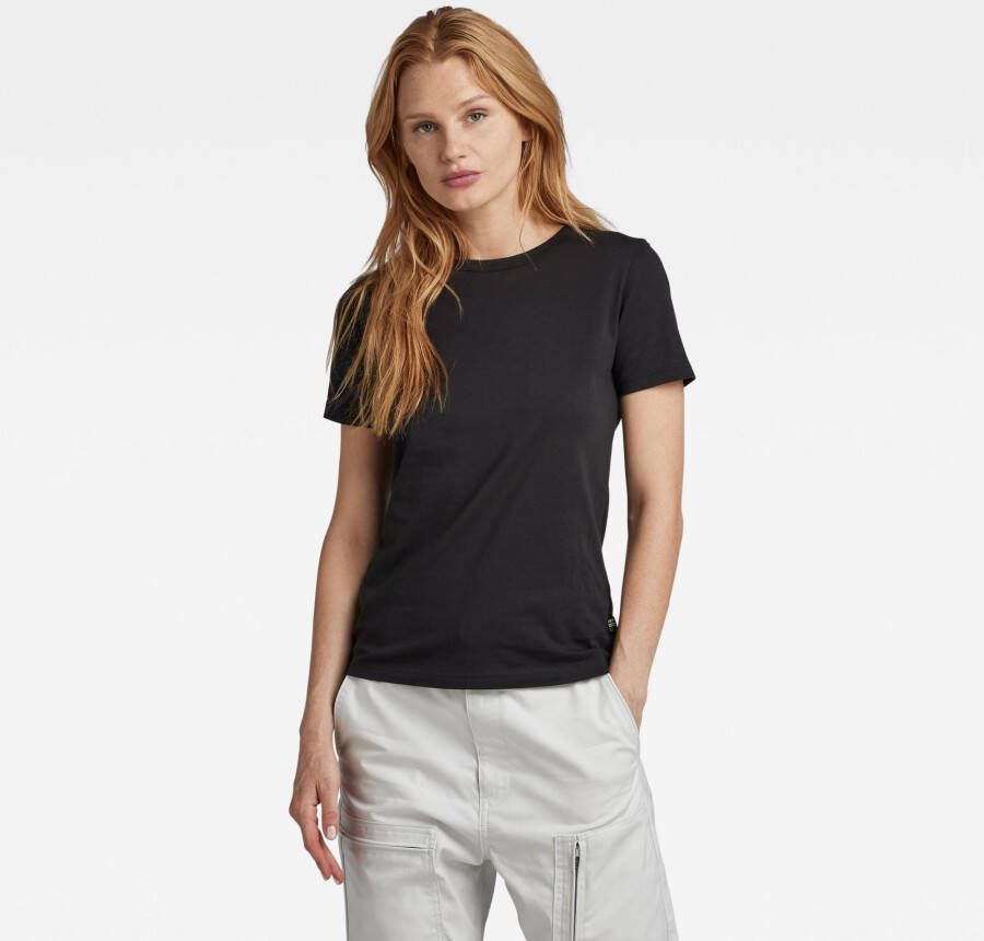 G-Star RAW T-shirt Nysid RAW. slim r t wmn met logo zwart - Foto 2