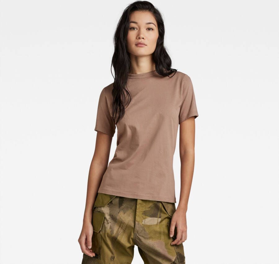 G-Star RAW Nysid Slim Top Bruin Dames