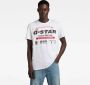 G-Star RAW Old Skool Originals T-Shirt Wit Heren - Thumbnail 3