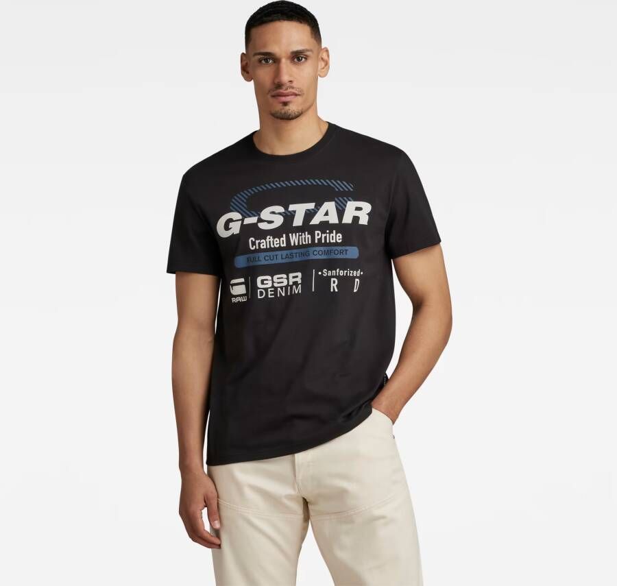 G-Star RAW Old Skool Originals T-Shirt Zwart Heren