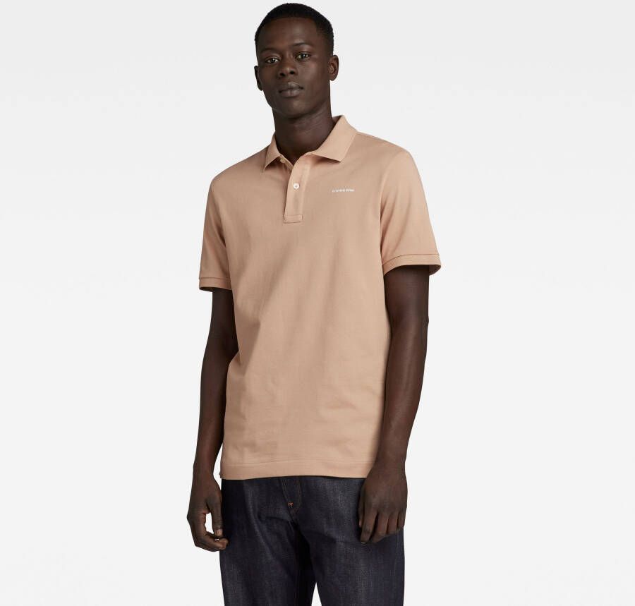 G-Star RAW Oluv Slim Polo Roze Heren