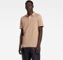 G-Star RAW Oluv Slim Polo Roze Heren - Thumbnail 1